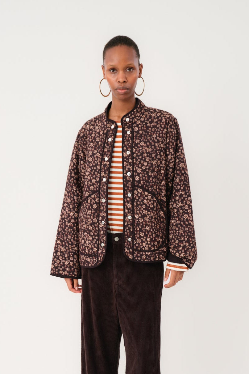 Rome overgangsjakke - Dark Mokka